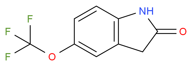 5-(trifluoromethoxy)-2,3-dihydro-1H-indol-2-one_分子结构_CAS_403853-48-5