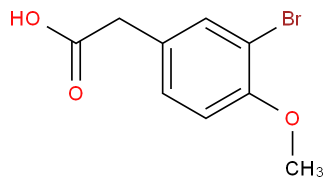 3-Bromo-4-methoxyphenylacetic acid_分子结构_CAS_774-81-2)