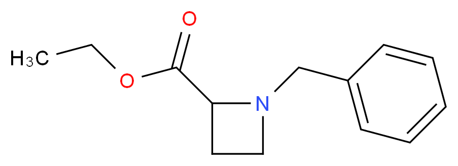 ethyl 1-benzylazetidine-2-carboxylate_分子结构_CAS_54773-11-4