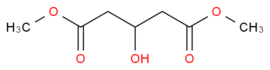 3-Hydroxyglutaric Acid Dimethyl Ester_分子结构_CAS_7250-55-7)