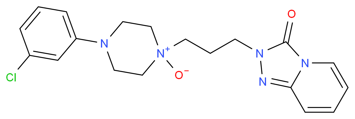 Trazodone N-Oxide_分子结构_CAS_55290-68-1)