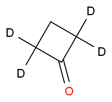 Cyclobutanone-2,2,4,4-d4_分子结构_CAS_13221-54-0)