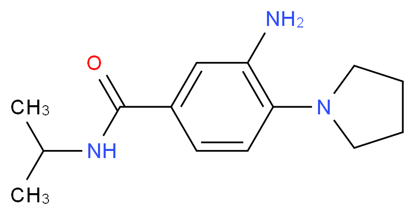 3-amino-N-isopropyl-4-(pyrrolidin-1-yl)benzamide_分子结构_CAS_)