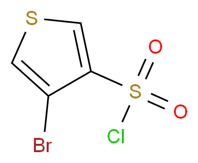 4-Bromo-3-thiophenesulfonyl Chloride, Technical grade_分子结构_CAS_111283-90-0)