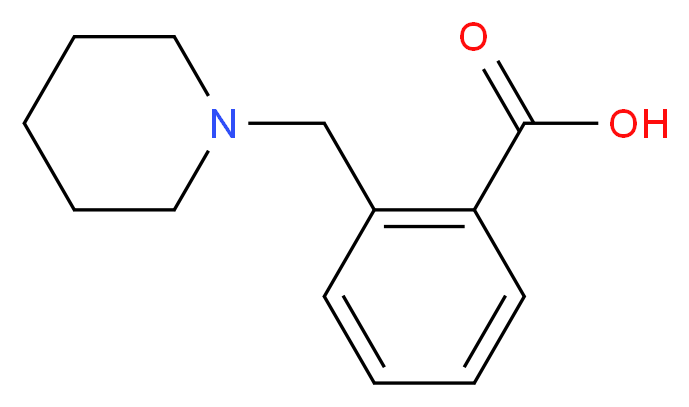 2-Piperidin-1-ylmethyl-benzoic acid_分子结构_CAS_917747-57-0)