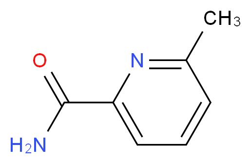 6-methylpyridine-2-carboxamide_分子结构_CAS_63668-37-1