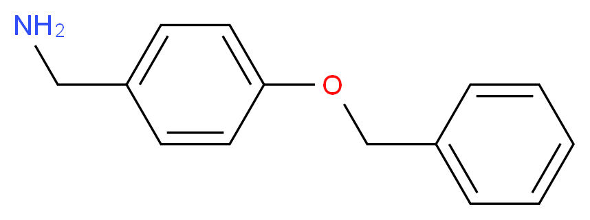 1-[4-(benzyloxy)phenyl]methanamine_分子结构_CAS_22171-15-9)