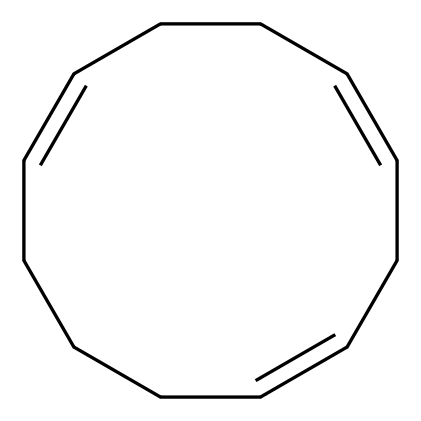 (1Z,4Z,8E)-cyclododeca-1,4,8-triene_分子结构_CAS_2765-29-9