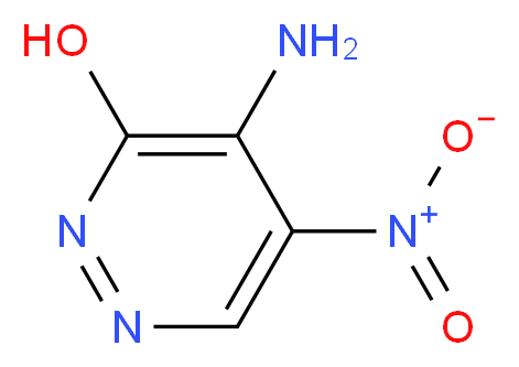 4-amino-5-nitropyridazin-3-ol_分子结构_CAS_6381-47-1