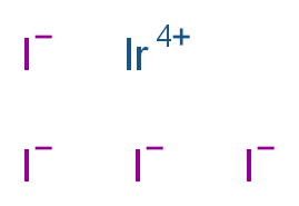 iridium(4+) ion tetraiodide_分子结构_CAS_7790-45-6