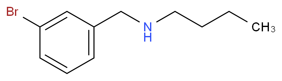 (3-bromobenzyl)butylamine_分子结构_CAS_60509-39-9)