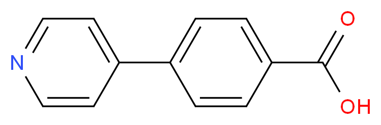 4-pyrid-4-ylbenzoic acid_分子结构_CAS_4385-76-6)