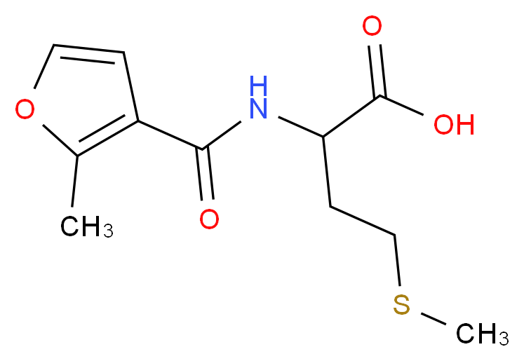 2-[(2-Methyl-furan-3-carbonyl)-amino]-4-methylsulfanylbutyric acid_分子结构_CAS_)