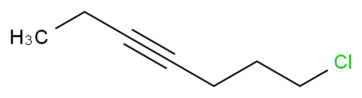 7-chlorohept-3-yne_分子结构_CAS_51575-85-0