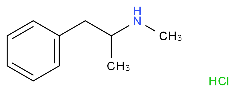 rac Methamphetamine Hydrochloride_分子结构_CAS_300-42-5)