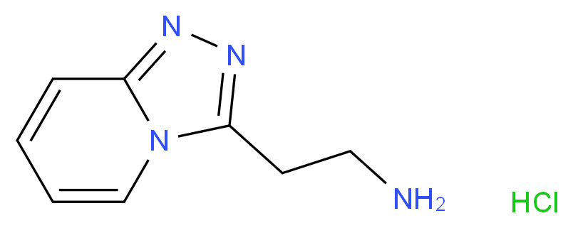 2-[1,2,4]triazolo[4,3-a]pyridin-3-ylethanamine hydrochloride_分子结构_CAS_93113-11-2)