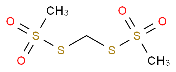 ({[(methanesulfonylsulfanyl)methyl]sulfanyl}sulfonyl)methane_分子结构_CAS_22418-52-6