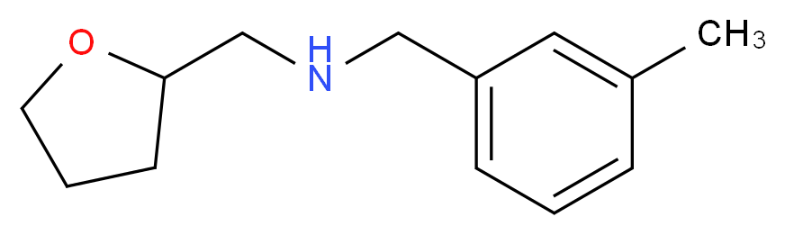 (3-Methylbenzyl)(tetrahydrofuran-2-ylmethyl)amine hydrochloride_分子结构_CAS_)