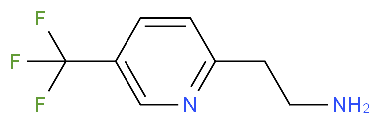 2-[5-(trifluoromethyl)pyridin-2-yl]ethanamine_分子结构_CAS_885277-36-1)