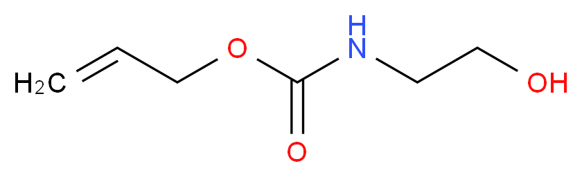prop-2-en-1-yl N-(2-hydroxyethyl)carbamate_分子结构_CAS_66471-00-9