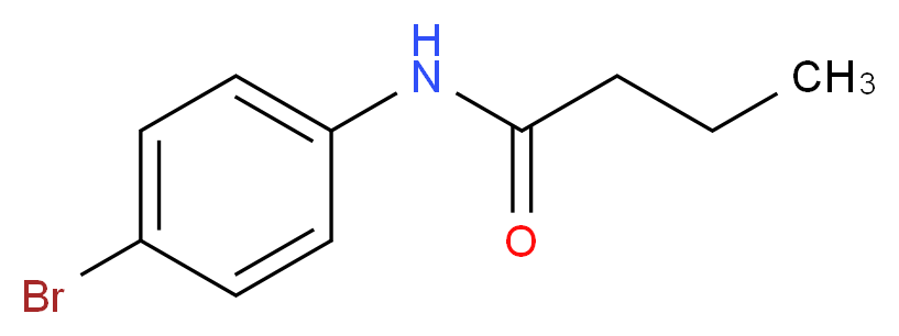 N-(4-bromophenyl)butanamide_分子结构_CAS_119199-11-0)