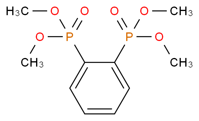 1,2-双(二甲氧基磷酸基)苯_分子结构_CAS_15104-46-8)