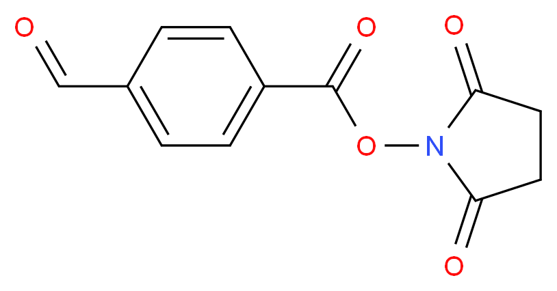 2,5-dioxopyrrolidin-1-yl 4-formylbenzoate_分子结构_CAS_60444-78-2