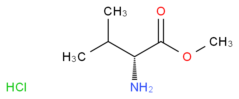 (R)-Methyl 2-aMino-3-Methylbutanoate hydrochloride_分子结构_CAS_7146-15-8)