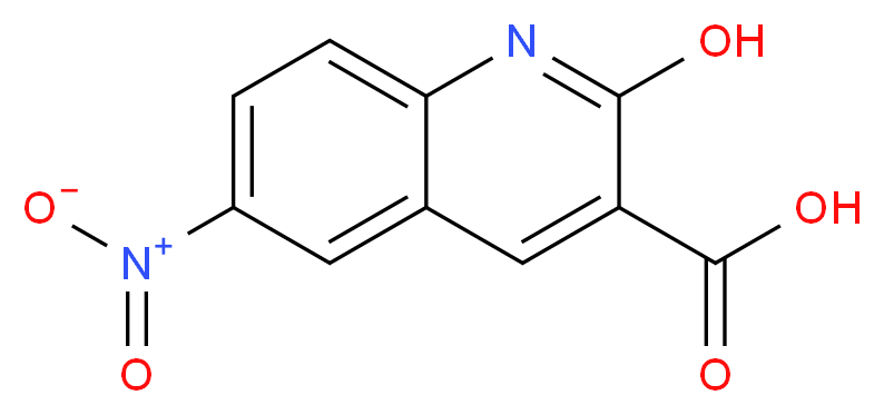 2-hydroxy-6-nitroquinoline-3-carboxylic acid_分子结构_CAS_85870-49-1