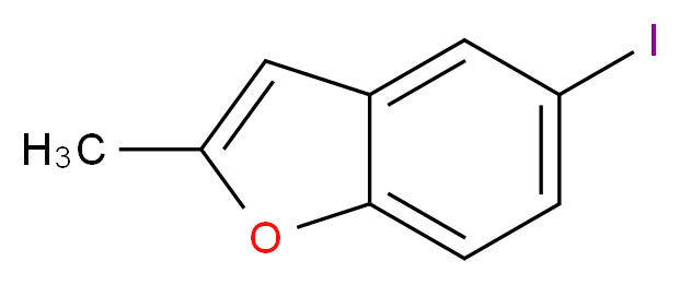 5-iodo-2-methyl-1-benzofuran_分子结构_CAS_60770-68-5