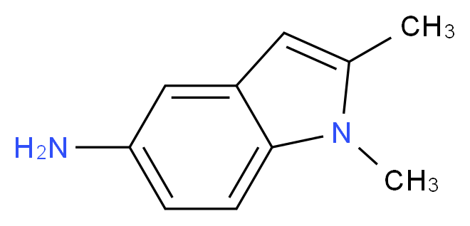 1,2-dimethyl-1H-indol-5-amine_分子结构_CAS_7570-48-1)