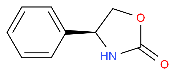 (S)-(+)-4-Phenyl-2-oxazolidinone_分子结构_CAS_99395-88-7)