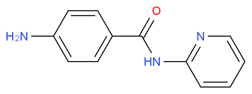 4-amino-N-(pyridin-2-yl)benzamide_分子结构_CAS_7467-42-7