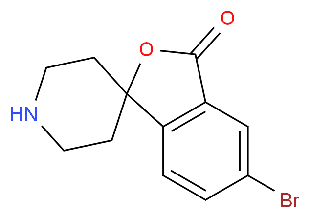 5-Bromospiro[isobenzofuran-1(3H),4'-piperidin]-3-one_分子结构_CAS_920023-36-5)