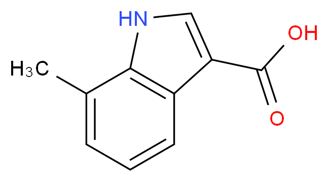 7-Methyl-1H-indole-3-carboxylic acid_分子结构_CAS_30448-16-9)