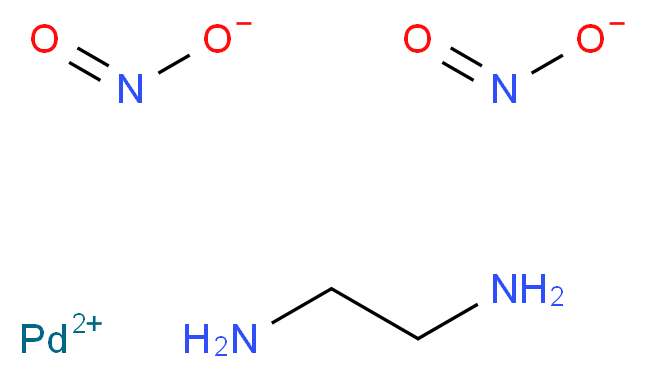 PALLADIUM ETHYLENEDIAMINE NITRITE_分子结构_CAS_)