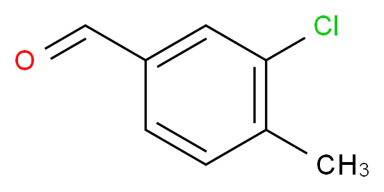 3-Chloro-4-methylbenzaldehyde_分子结构_CAS_3411-03-8)