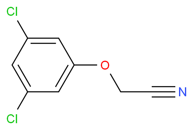 2-(3,5-dichlorophenoxy)acetonitrile_分子结构_CAS_103140-12-1