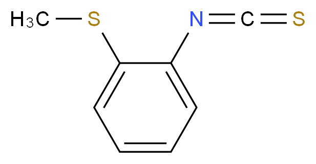 1-isothiocyanato-2-(methylsulfanyl)benzene_分子结构_CAS_51333-75-6