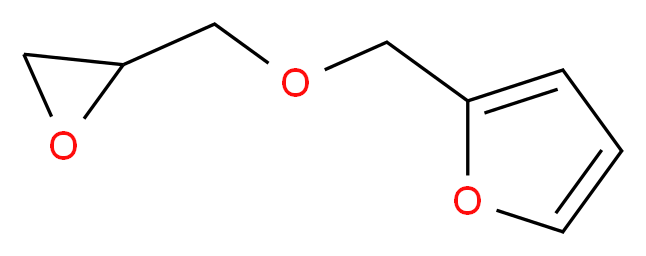 2-((oxiran-2-ylmethoxy)methyl)furan_分子结构_CAS_)