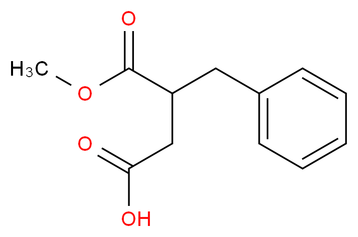 3-benzyl-4-methoxy-4-oxobutanoic acid_分子结构_CAS_182247-45-6