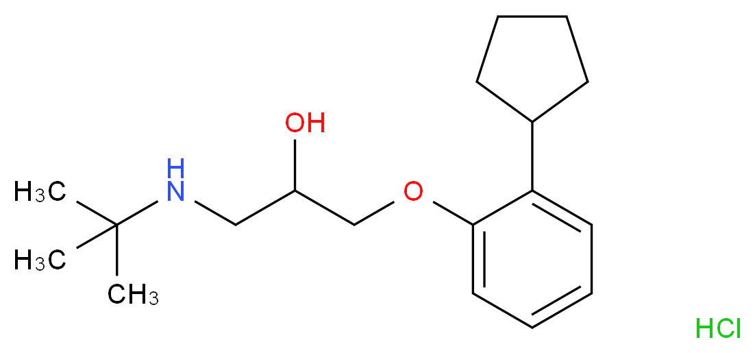 喷布特罗 盐酸盐_分子结构_CAS_28163-36-2)