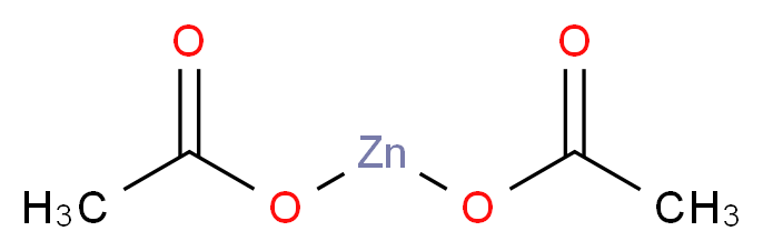 乙酸锌 溶液_分子结构_CAS_557-34-6)