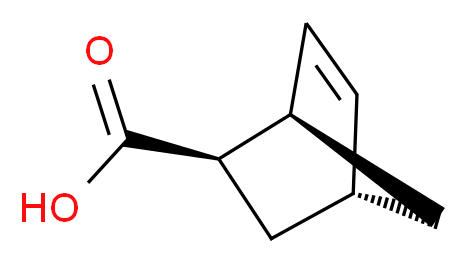 rac-(1R,2R,4R)-bicyclo[2.2.1]hept-5-ene-2-carboxylic acid_分子结构_CAS_1195-12-6)