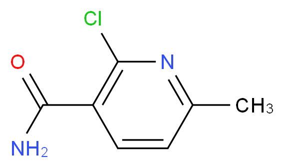 2-chloro-6-methylnicotinamide_分子结构_CAS_54957-84-5)