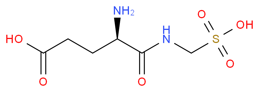 γ-D-Glutamylaminomethylsulfonic acid_分子结构_CAS_90237-02-8)