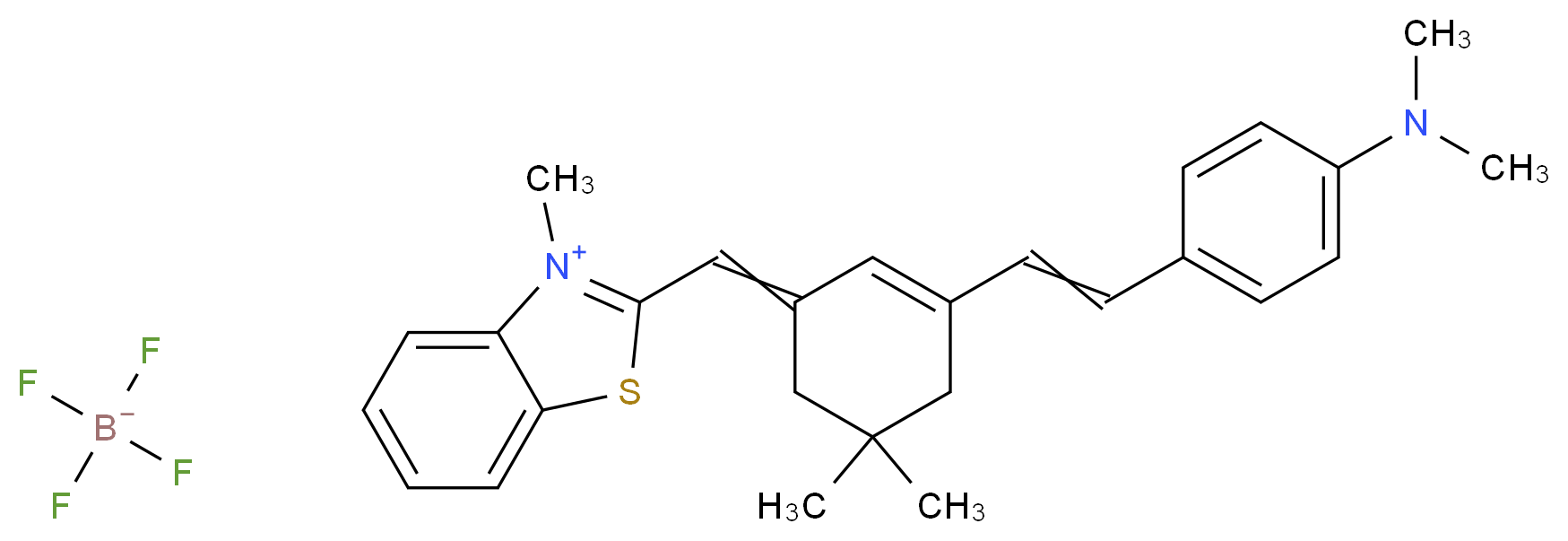 苯乙烯 9M 四氟硼酸盐_分子结构_CAS_207683-25-8)