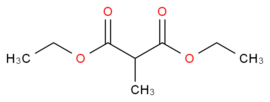 1,3-diethyl 2-methylpropanedioate_分子结构_CAS_609-08-5