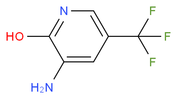 5-(TRIFLUOROMETHYL)-3-AMINO-2-HYDROXYPYRIDINE_分子结构_CAS_90778-25-9)