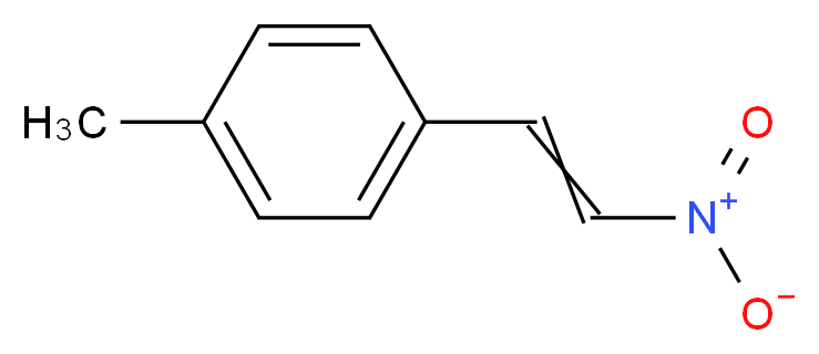 反-4-甲基-β-硝基苯乙烯_分子结构_CAS_5153-68-4)